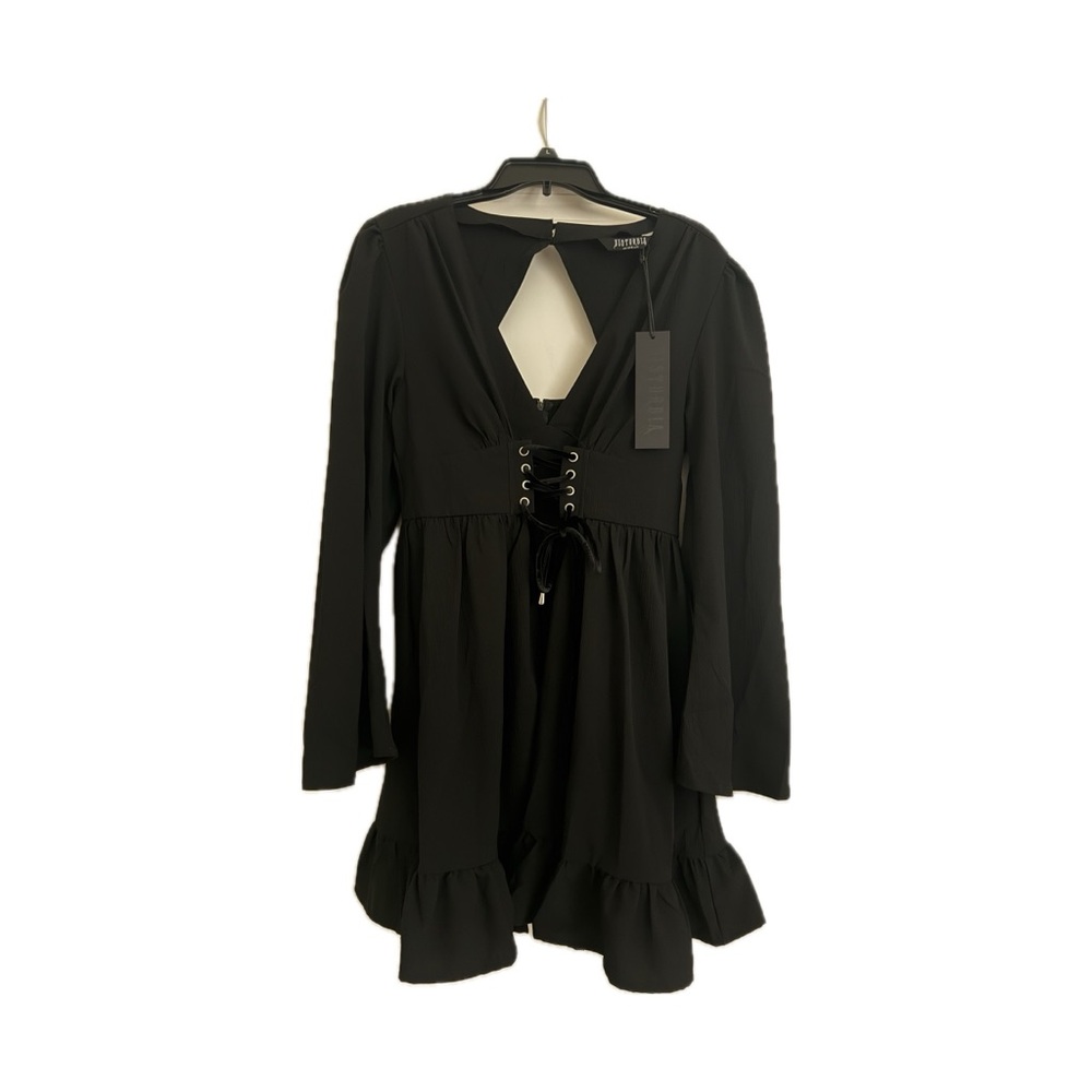 DISTURBIA Aura Lace Up Mini Dress